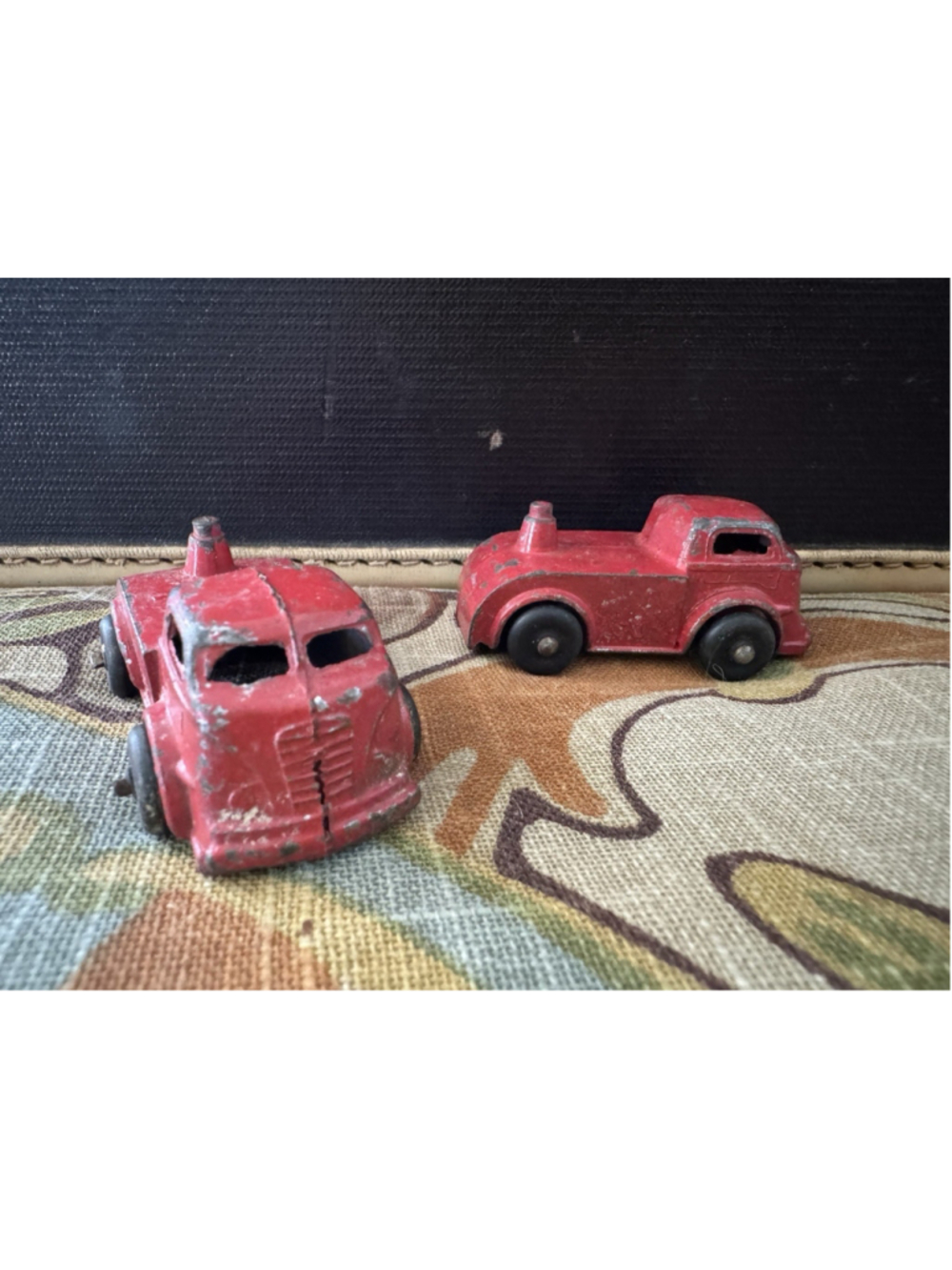Vintage Die Cast Toy Vehicle Lot 12pc Tootsietoy Barclay Dinky Matchbox Jeep - Picture 6 of 15